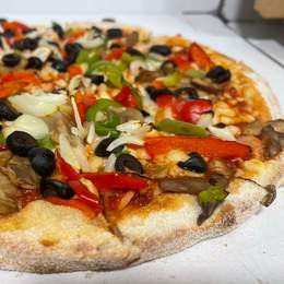 PIZZA FAMILIAR VEGETAL  