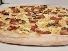 PIZZA MEDIANA CARBONARA EXTRA QUESO